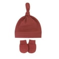 1PC Hat And 1PC Gloves Polyester Newborn Hats Autumn Winter Soft & Warm