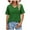 Green, variant on ZZwxWA Womens Summer Tops Short Sleeve Shirts Trendy V Neck T Shirts for Women Casual Tops