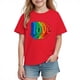 thumbnail image 3 of TaTaai School Season Cute Print Short Sleeve T-Shirt, Valentine's Day Casual Top, Unisex All Season Graphic Tee Gift, 3 of 8