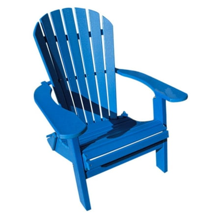 Brown Deluxe Board - Phat Tommy Recycled Plastic Deluxe Folding Adirondack Chair