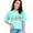 Chalky Mint, variant on Cat Sister, Name for Sisters of Cats, Groovy Retro Wavy Text, Ivory Comfort Colors T-Shirt, 2XL