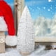 thumbnail image 4 of Adorno Navideño en Miniatura Blanco onlyliua para Escritorio Bar Centro Comercial Ventana Árbol de Navidad Pequeño Suministros de Decoración Navideña, 4 of 7