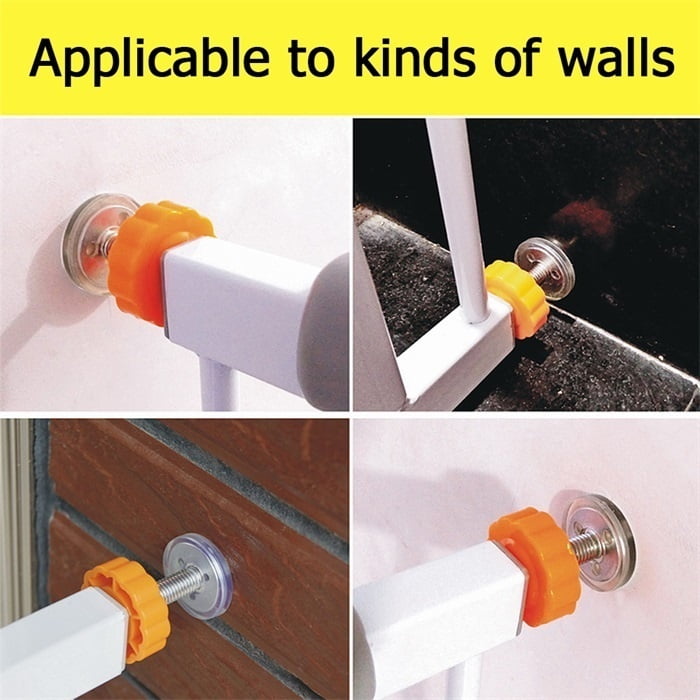 safety gate screw adjuster with locking nut
