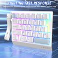 thumbnail image 4 of Teclado para juegos A.JAZZ AK029 con cable RGB de 29 teclas con una sola mano, 4 of 9