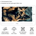 thumbnail image 2 of Shepherd Dog Breathable Chiffon Yarn Silk Head Scarf 180*73 - Lightweight Translucent Wrap, 2 of 6