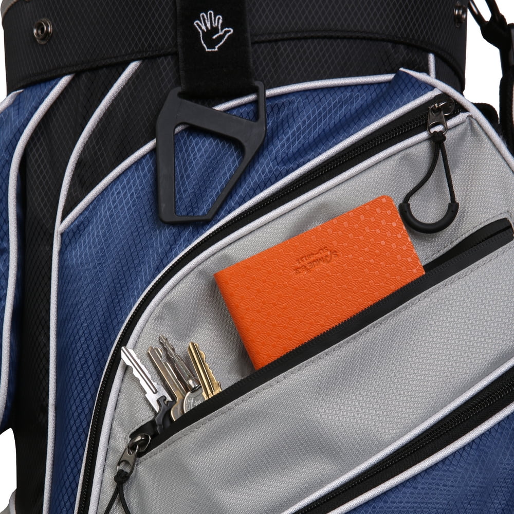 Caddymatic Cart Golf Club Bag, Polyester, 10 Pockets
