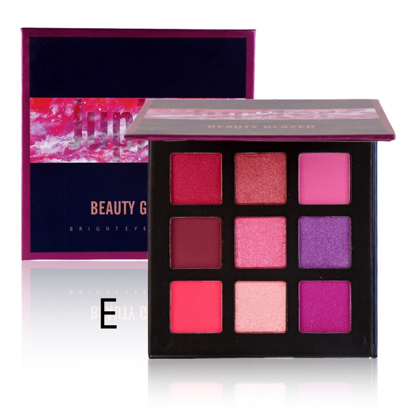 9 Color Shimmer Matte Eyeshadow Palette Lasting Waterproof Eye Shadow