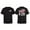 Black, variant on Men’s 250 Years of Freedom Patriotic T-Shirt, Double-Sided American Flag Vintage Tee