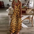 thumbnail image 3 of Leopard Print Pattern Sleeveless Dress Women's Luxury Party Dress Birthday Dresses for Women, 3 of 7