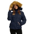 thumbnail image 4 of Wantdo Women's Winter Coat Waterproof Winter Jacket Hooded Cotton Puffer Jacket Navy M, 4 of 8