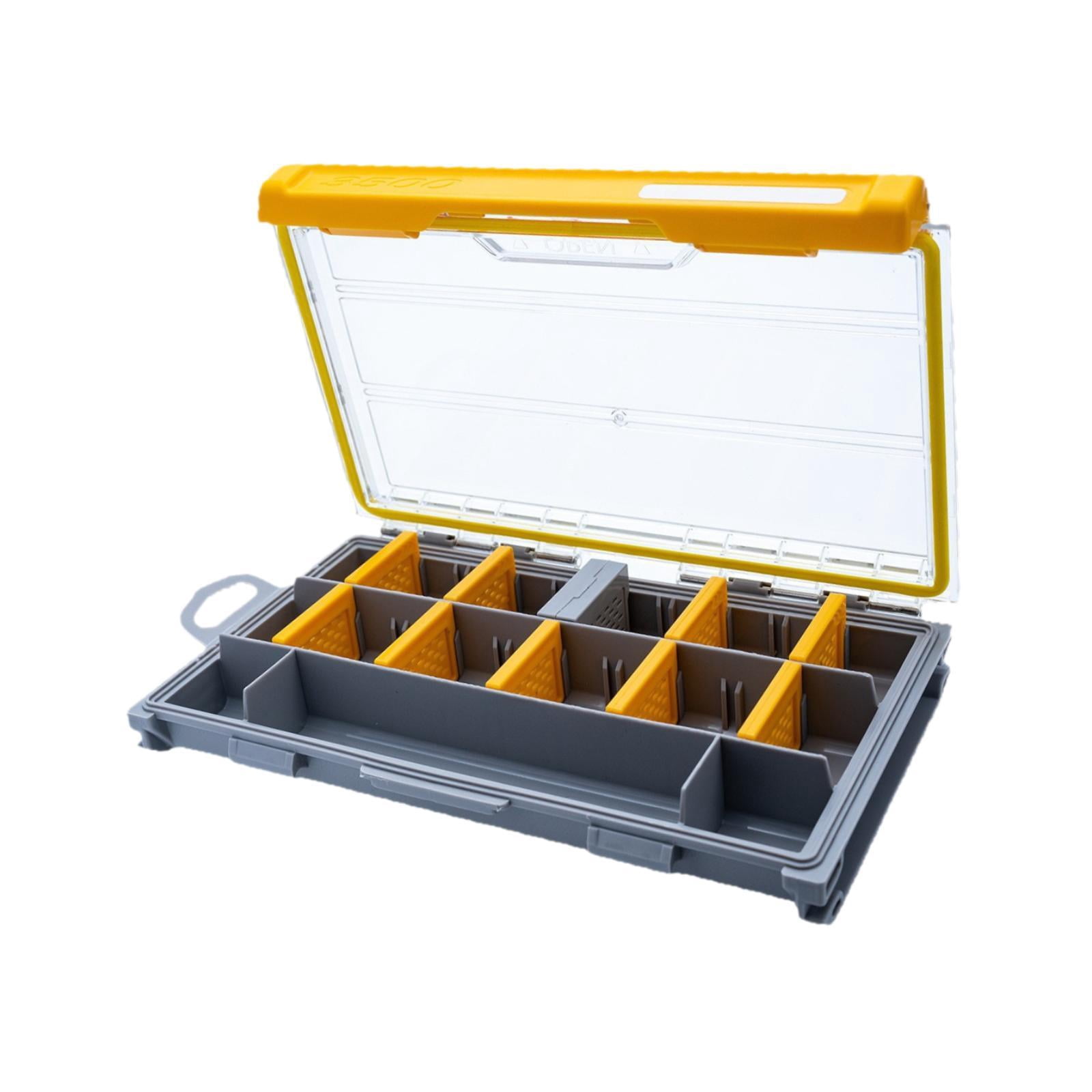 simhoa Fishing Tackle Box Fishing Lure Organizer Waterproof Large Capacity, Box Organizer with Dividers, Storage Practical Lure Case