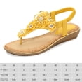 thumbnail image 2 of Sandalias de tanga de mujeres con arco Sandalias planas sandalias ortopédicas de verano se deslizan en sandalias casuales para interiores al aire libre, 2 of 6