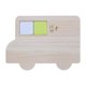 thumbnail image 2 of Montessori Plate Toy para la Educación temprana prácticas Enseñanza para piezas de material de tablero ocupado forma de coche Salvador Dali juguetes de tablero ocupados, 2 of 9