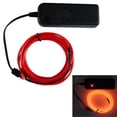 thumbnail image 1 of Neon Cable Piece Electroluminescent Wire Light Emitting Flexible Cold Light Wire Glow El Wire Car Accessories Battery Box Set3m9United States He Qiyong unisex, 1 of 1