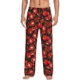 thumbnail image 1 of Fotbe Tomato Pantalones de Pijama para Hombre, Pantalones de Dormir, Pantalones de Casa con Cintura Ajustable y Bolsillos-Medium, 1 of 6
