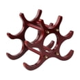 thumbnail image 1 of Estante de madera para vino, soporte para vino, soporte de exhibición ensamblado para cocina, 1 of 6