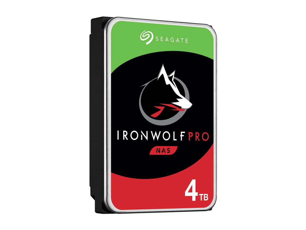 Seagate IronWolf Pro 4TB NAS Hard Drive 7200 RPM 256MB Cache CMR SATA  6.0Gb/s 3.5 Internal HDD ST4000NE001 