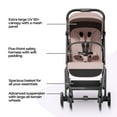 thumbnail image 4 of MAMA & BABY Packa Travel Stroller with One-Hand Automatic Folding, Ultra-Compact, Pink, 18.3LB, Unisex, 4 of 9