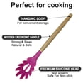 thumbnail image 3 of Juego de 2 utensilios de cocina de silicona, espátula de silicona antiadherente y resistente al calor para cocinar, 3 of 5