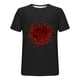 thumbnail image 4 of Camisetas de Manga Larga para Hombres, Camiseta de Manga Corta de Fitness de Impresión Del Día de San Valentín, Mezcla de Algodón Casual, 4 of 8