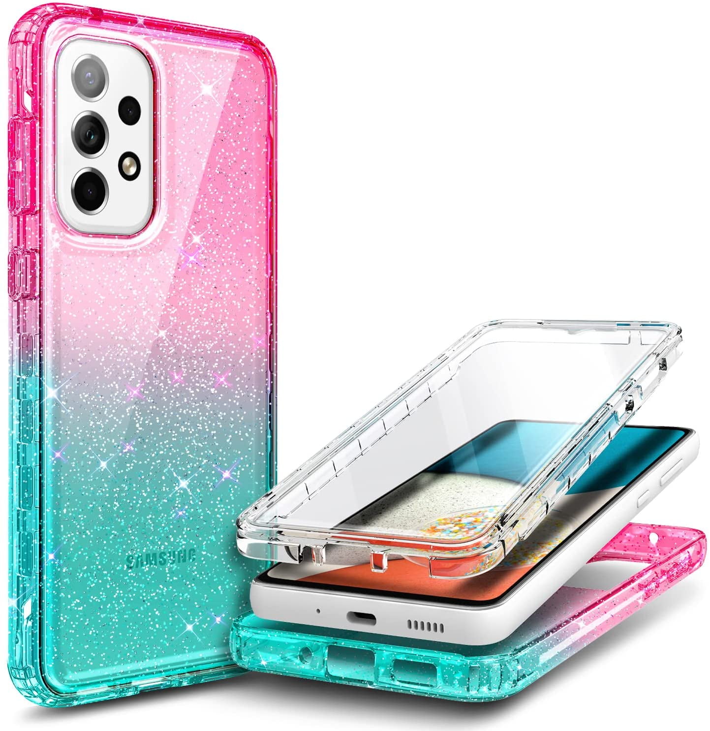 Buy Samsung Galaxy A53 5G Case with [Builtin Screen Protector