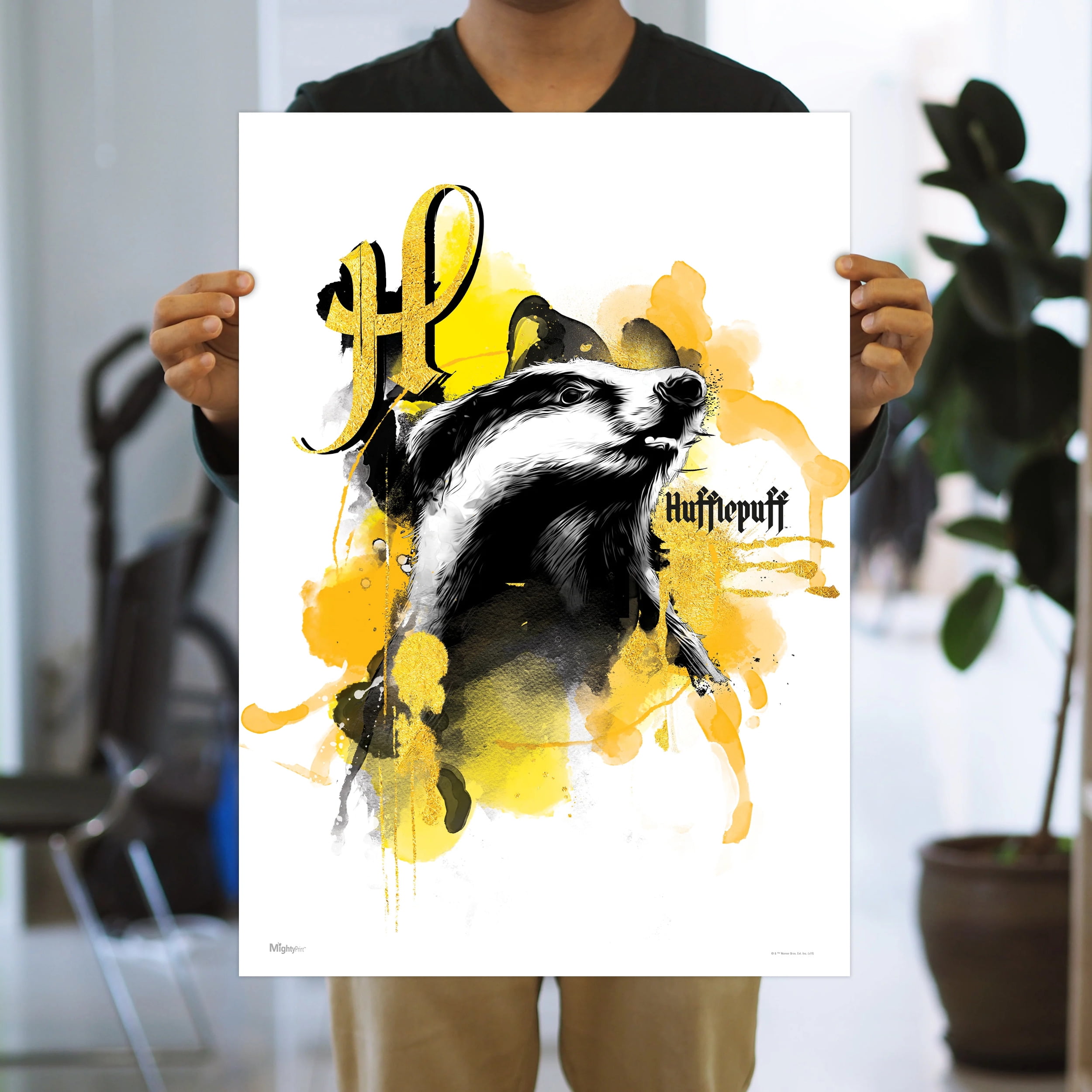 Hufflepuff Harry Potter Paint By Numbers - PBN Canvas