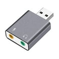 thumbnail image 1 of Adaptador de sonido estéreo externo Ormromra USB 2.0 CJWUS-4445, 1 of 6