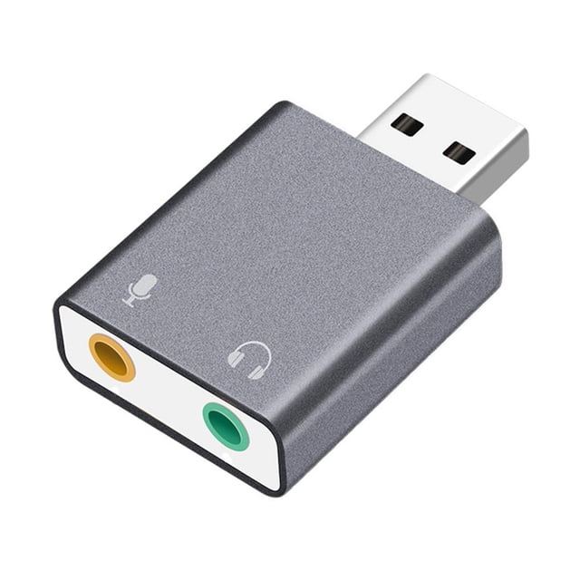 Adaptador de sonido estéreo externo Ormromra USB 2.0 CJWUS-4445