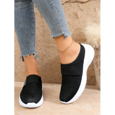 Women’s Outdoor & Summer Casual Shoes – Versatile Breathable Mesh Upper Slip-On Design Soft Sole Non-Tiring Comfort