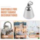 thumbnail image 3 of unbranded Pet Collar Bell De Metal Plata Con Delicado Para Y Accesorios De Mascotas, 3 of 8