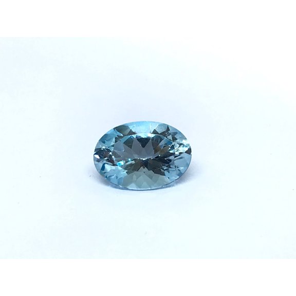 10/14 oval natural blue topaz loose gemstones November birthstones