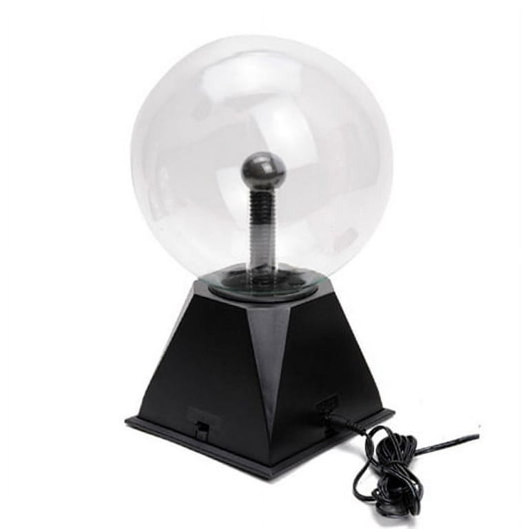 Plasma Ball Light 6 inch Interactive Touch Responsive Lamp Tesla Coil  Lightning Effect Science Educational Fun Gift (6 Inch)