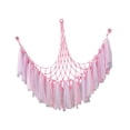 thumbnail image 4 of Hamaca de juguete de macramé bohemio, soporte de almacenamiento de animales de peluche, organizador de juguetes de red para 107cmx107cmx140cm Zulema Red para hamacas, 4 of 8