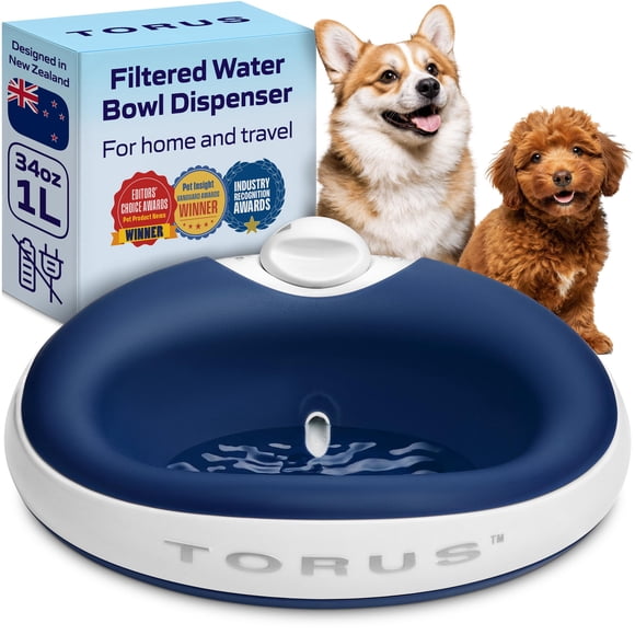 Dispensador de agua portátil filtrada para perros Torus Pet 1L