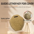 thumbnail image 6 of Key Fob Cover Compatible with Toyota Camry Corolla Venza Avalon 2006-2016 4 Button Keychain Case Holder Protector,Light Green, 6 of 8