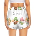 thumbnail image 4 of Goofa Cactus Gnome Printed Women 2 in 1 Running Shorts,Quick Dry Athletic Workout Shorts,High Waisted Athletic Shorts with Liner Pockets-Medium, 4 of 9