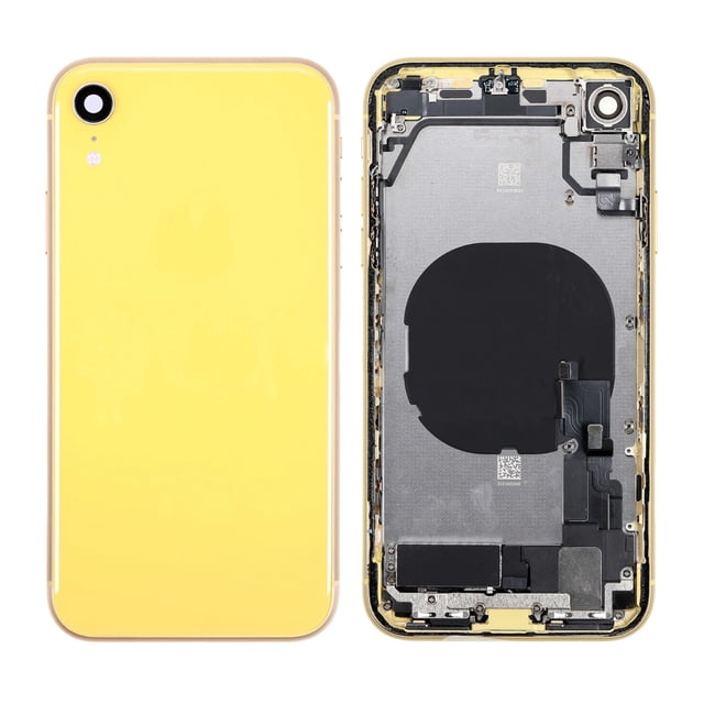 Boîtier Arrière de Batterie de Remplacement avec Pièces Compatible avec Apple iPhone XR - Jaune