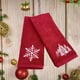 thumbnail image 4 of Adornos navideños, toallas navideñas de doble cara con lentejuelas bordadas, árbol de Navidad, copos de nieve, absorbentes de agua, regalo navideño, toallas de mano., 4 of 6