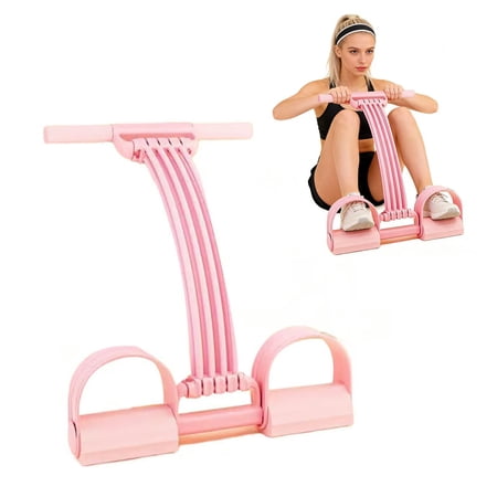 Multifunction Pedal Resistance Band Trainer, Detachable Adjustable Foot Pedal for Home Gym, Full Body Workout Equipment for Strength Training, Pilates, Yoga, Ab Workouts