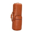 thumbnail image 1 of Estuche para violín Mochila para violín Accesorios impermeables Carcasa dura de cuero PU musical naranja, 1 of 9