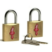 Safe Skies 31a Universal Brass TSA Padlocks 2P