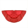 thumbnail image 2 of Northlight 60" Red Velvet Damask Sequin Embroidered Poinsettia Trimmed Scalloped Edge Christmas Tree Skirt - 60, 2 of 3