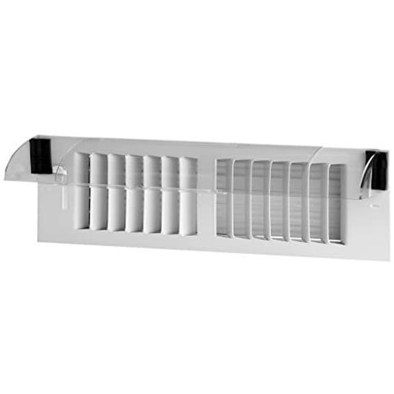Thermwell Heat Deflector Vent Air Deflector - Clear Finish - 10"