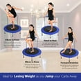 thumbnail image 4 of SereneLife 36 Inch Portable Highly Elastic Jumping Sports Trampoline, Kids Size, 4 of 7