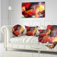 thumbnail image 3 of Designart Fractal Paint Fusion - Contemporary Throw Pillow - 12x20, 3 of 5