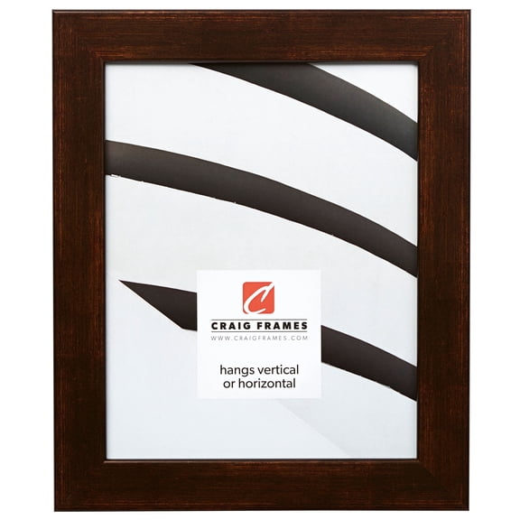 Craig Frames Bauhaus 125, 8x12 inch Picture Frame, Modern Aged Copper