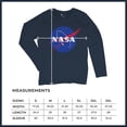 thumbnail image 7 of NASA Meatball Logo Women's Long Sleeve T-shirt Iconic American Astronaut Space Souvenir, 7 of 7