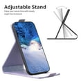 thumbnail image 3 of Feishell Vertical Flip Wallet Case for iPhone 16 Plus,for Women Men, Premium PU Leather with RFID Blocking Credit Card Slots Magnetic Shockproof Kickstand Phone Case for iPhone 16 Plus,Purple, 3 of 9