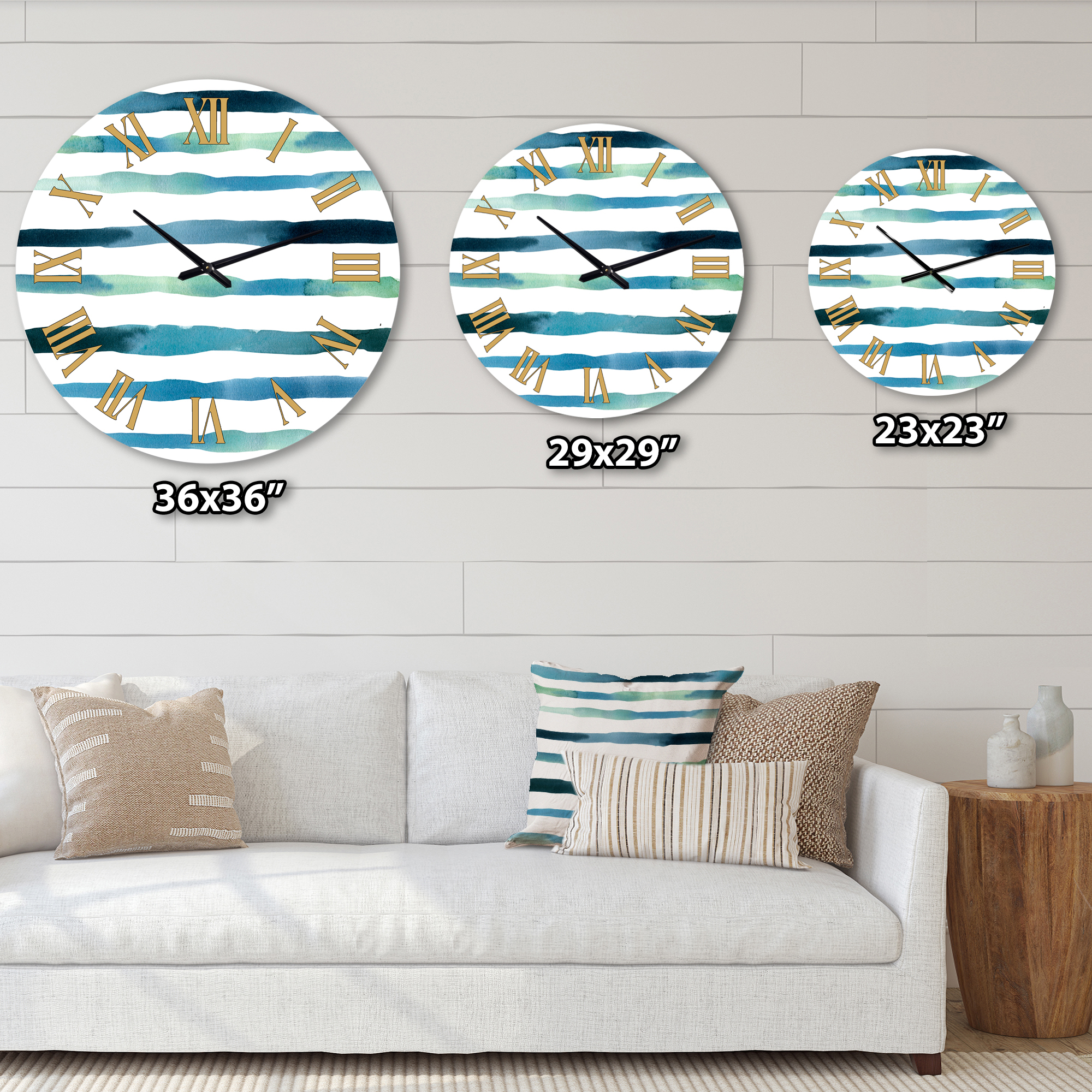 Designart 1 in Quartz Modern/Contemporary Wall Clock