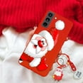 thumbnail image 1 of Christmas Reindeer Santa Claus Key Chain Case For iPhone 15 Pro Max 15 Pro For iPhone 15 Plus Hat Tree Snowman Tpu Cover, 1 of 5